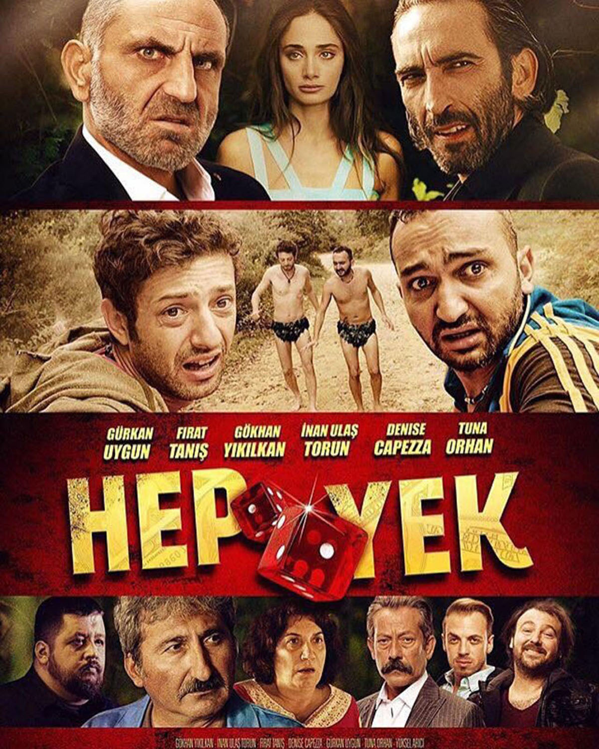 Denise Capezza film Hep Yek by Ali Yorgancioglu with Gokhan Yikilkan Ulas Torun Firat Tanis